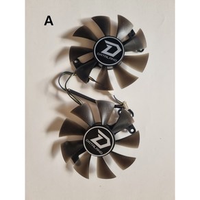 <국내배송>파워컬러 RX580 480 470 갤럭시GTX1060그래픽카드쿨러 2PCS / SET (A)