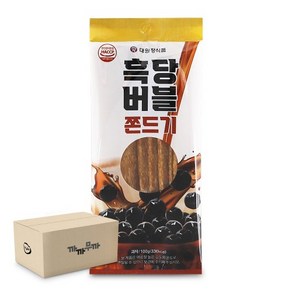 대원정식품 흑당 버블 쫀드기 100g, 20개