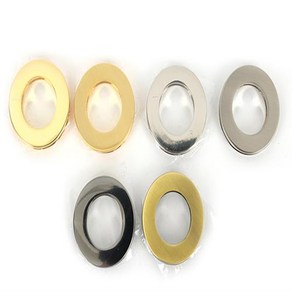 가죽공예 - 나사형 아일렛 하도매 외경 39mm*내경 23mm *개당단가*, 흑니켈, 1개