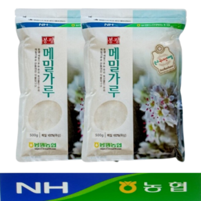 봉평농협 메밀가루 강원도 봉평 신선도보장 최신상품, 2개, 500g