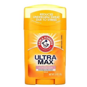 Arm & Hammer UltraMax 고형 땀 억제 데오드란트 남성용 파우더 프레시 28g (1oz)