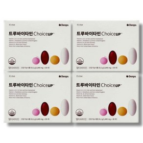 [정품발송] 덴프스 트루바이타민 초이스 업 1840mg x 30포 4박스 492817, 55.2g, 4개