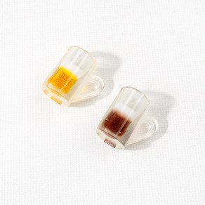 싼비즈 [6639-02]아크릴펜던트 맥주잔 15.5x10mm 1개