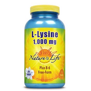 Natue's Life L-Lysine  250 ct 네이쳐스 라이프 L-라이신  250개, 1개, 250정