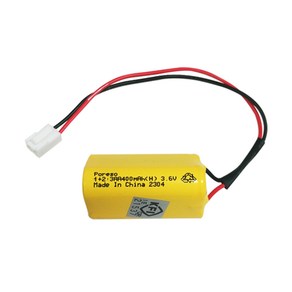 소방용 예비전원 DC 3.6V 1+2 3AA 400mAh KFI 인증 PORESO 수신기 비상구 유도등 소방배터리 제이앤에스테크 포레소 LND 와우글로컴, 3타입, 1개