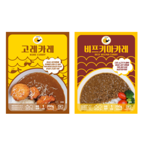 고레카레 +비프키마카레 2종세트 총 6개, 3개, 400g