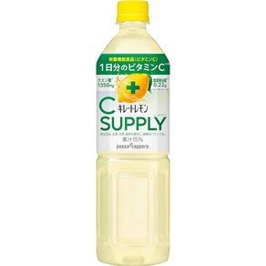 포카삿포로 킬레이트 레몬 C 서플라이 영양 기능 식품 900ml×12개, 1개, 900ml