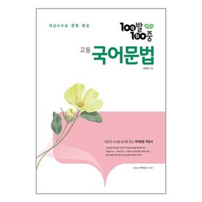 100발 100중 고등 국어문법 개념서 (2024년)