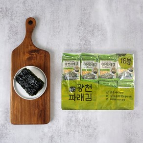 [바다로] 광천 재래 파래 도시락김 4g, [바다로] 광천 파래 도시락김 (4g x 16봉)x8, 8개