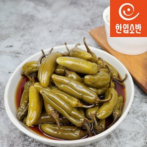 한입소반 고추 할라피뇨고추장아찌 500g, 1개