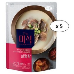 The미식 상온 국물요리 3개 설렁탕, 350g, 5개