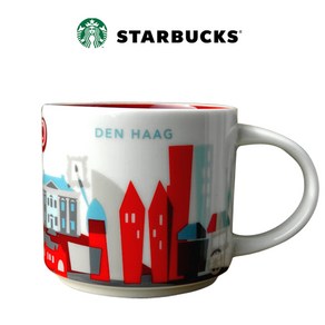 스타벅스 머그컵 유아히어 덴학 헤이그 네덜란드 Stabucks You ae hee Den haag Mug, 1개