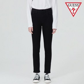 게스 GUESS YN4D9193 에센셜 여성 기모 블랙 슬림 스키니 673604