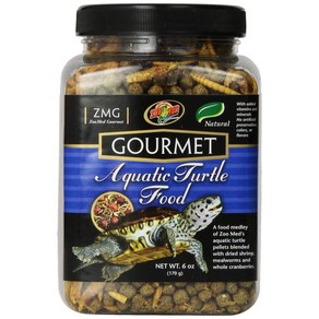 Zoo Med Goumet Aquatic Tutle Food 6 oz., 1개, 170g