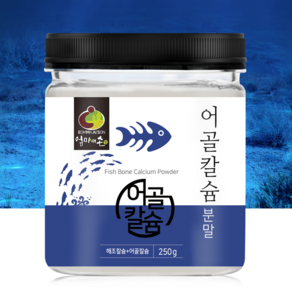 해피스토어70 어골 칼슘 분말 250g ( 글루코사민 상어연골 아연 마그네슘 피쉬콜라겐 함유), 단품, 1개