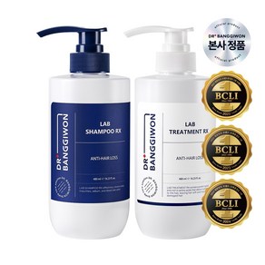 [닥터방기원] 랩 샴푸 480ml + 트리트먼트 480ml, 1개