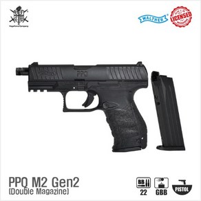 VFC PPQ M2 Gen2(Double Magazine) BK 핸드건, 1개