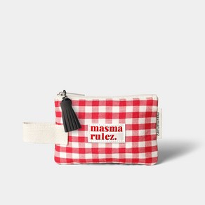 마스마룰즈 에코백 미니 Mini stap pouch _ 스프링 레드 천가방 파우치