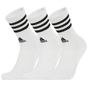 아디다스 3S C SPW CREW SOCK 3P, White, 3개