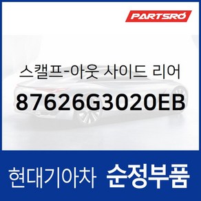 올뉴 i30 사이드미러커버 백미러커버 조수석쪽 (에보니 블랙) (87626G3020EB)