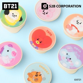 BT21 베이비 매직 홀로그램 톡 스마트톡 거치대 치미 쿠키 코야 알제이 슈키 타타, 1개