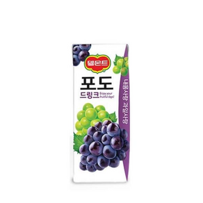 단체 주문 델몬트 포도 주스 190ml 음료수 어린이집 유치원 업소용 탕비실 과일