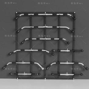 벽면 웨이트 장비 정리대 헬스장 피트니스 기구 걸이