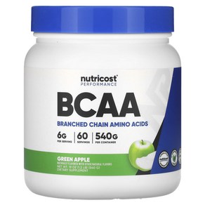 뉴트리코스트 BCAA 그린 애플 맛, 540g, 1개