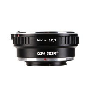 K&F Concept NIK-M4/3 _ Nikon MF Lens - MFT Body 변환어뎁터, 1개