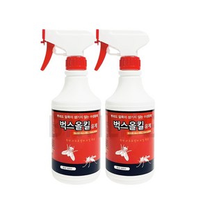 벅스올킬 500ml 2개 분무형 살충 스프레이 개미 진드기 빈데 벼룩 거미 바퀴벌레 퇴치, 1개