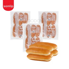 [도도나몰] 삼립 냉동 소프트 핫도그 번, 3개, 300g