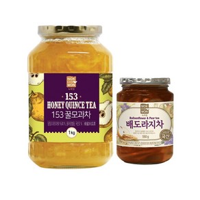 [녹차원] 꿀모과차 1kg+배도라지차 550g, 상세 설명 참조, 상세 설명 참조, 1개, 1개입