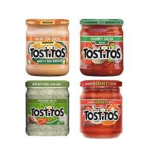 토스티토스 살사소스 디핑소스 / Tostitos Salsa Medium Salsa Con Queso 15 oz Jar