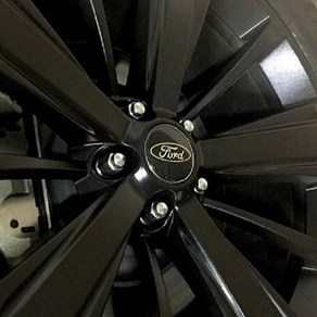 포드 익스플로러 블랙 허브 휠캡 스티커 악세사리 튜닝용품, 5세대(16~19년) 65mm, 1개