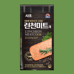 사조 런천미트 캔햄 부대찌개용, 1.8kg, 1개