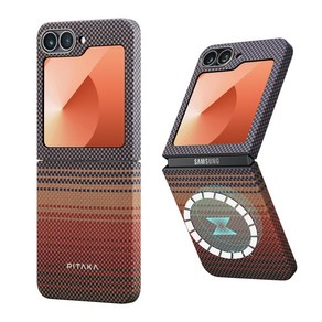 [PITAKA]Galaxy Z Flip6 MagEZ Case 5 600 MagSafe MagSafe 케이스 D아라미드 섬유제