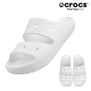 [크록스] CROCS 슬리퍼 클래식 샌들2.0 209403-100 화이트