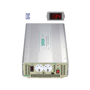 다르다 DARDA 차량용 인버터 유사계단파 DC12V 3000W DP-3000AQ, 1개