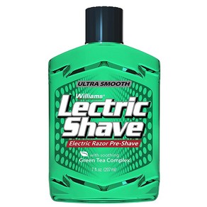 Williams Lectic Shave 전기 면도기 프리 쉐이브 198g 2팩, 1개