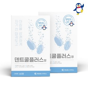 제일약품 덴트쿨플러스 60정 틀니세정제 의치세정제