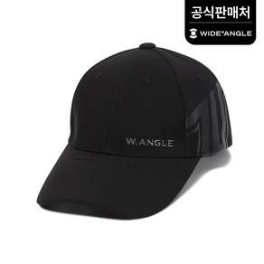 [와이드앵글 공식] 남성 WL 사이드 프린트 6쪽캡 WMU22C04Z1, Black, 58