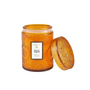 [성냥 증정 공식수입원] 볼루스파 발틱 엠버 M 글라스 캔들 5.5oz(156g), 단품, 156g, 1개