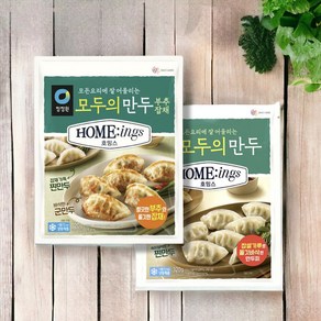 청정원 호밍스 모두의 만두 2종 버라이어티팩 (기본 320g*2번들X2개 + 부추잡채320g 1개)