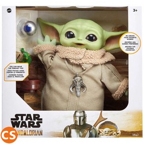 [타임세일] 스타워즈 베이비 요다 만달로리안 악세서리 키덜트 28cm Sta Was Baby Yoda, 1개