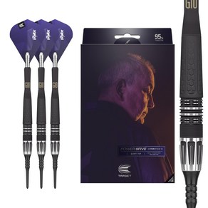 TARGET(타겟) POWER 9FIVE G10 18G 95% SOFT TIP DARTS(파워 9FIVE G10 필 테일러), 1개