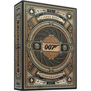 Theoy11 제임스본드 James Bond 007 양각 패키지 플레잉 트럼프 카드 덱, 이론 11 제임스 본드 007  카드놀이, 1개