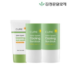 김정문알로에 [김정문알로에] 큐어 쿨링선스틱 2개+쿨링선크림40ml 1개