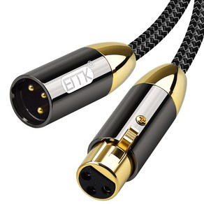 준케이블 캐논 암수 XLR 마이크 24K 금도금 고급형 케이블