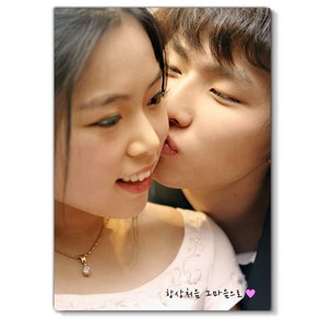 [이미지짱] 크리스탈마블액자 (고품질) 사진/문구글/메세지글/백일/웨딩/커플/결혼/돌잔치/가족 사진액자, 4x4 (10.11x10.11 cm), 1개