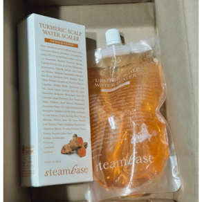 [BEST][탈모관리] 스팀베이스 터메릭 스칼프 워터 스케일러 500ml 모발탈락수개선 저자극 탈모증상완화 두피케어 각질케어 피지케어, 1개